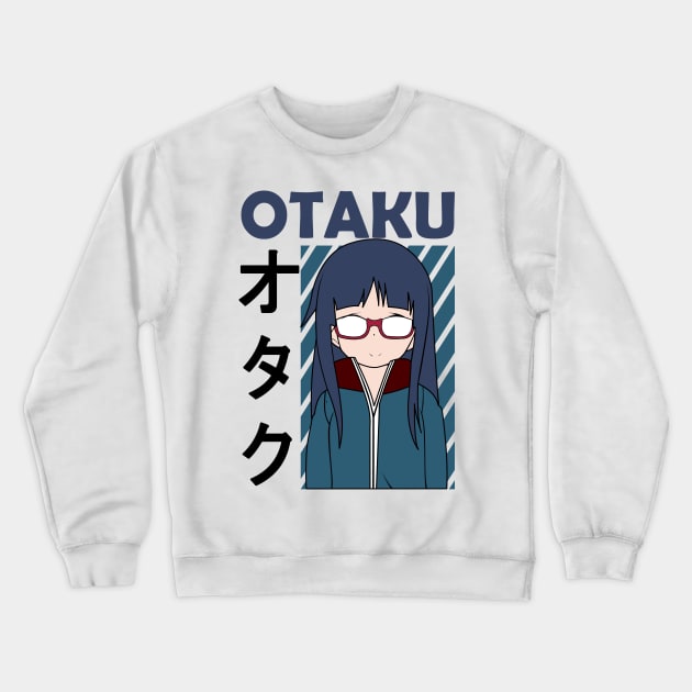 Otaku Girl Crewneck Sweatshirt by nefuku